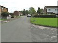 Willow Road seen from the junction with Moss Lane