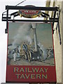 Railway Tavern, Pub Sign, Lower Higham