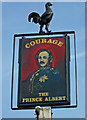 The Prince Albert (pub sign), 85 Stoke Road