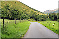 Road through Glen Lyon near Camusvrachan