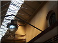 Looking up inside Doncaster Market Hall