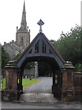 SO8463 : Lych Gate, St Andrew’s Church Ombersley by Richard Rogerson