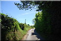 Dewhurst Lane heading south to Dewhurst Farm