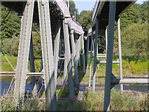 NZ0863 : Ovingham Bridges by Andrew Curtis