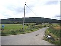 Side road to Wester Clova