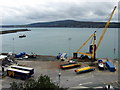 Looking down on the harbour