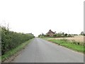 Country road in Laxfield, Suffolk