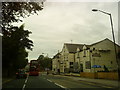 Approaching a road junction in Harrogate