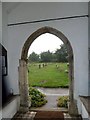 All Saints, Blyford: view from the church porch