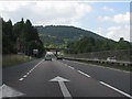 A40 junction, southbound at Whitchurch