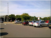 SU3075 : Membury Services westbound, M4, Lambourn Woodlands by Brian Robert Marshall
