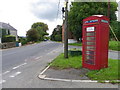 A3102 and telephone box, Goatacre