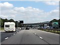 M5 Motorway - minor road overbridge near Colethrop Farm