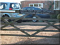 Interesting gate near Church Farm