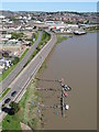 River Usk and Southern Distributor Road (A48) in Newport