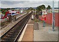 The view north from Grangetown railway station, Cardiff