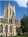 TL8564 : St Edmundsbury cathedral, Bury St Edmunds by Evelyn Simak