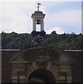 Seaford College clock tower with bell