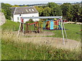 Play equipment with SHMU in background