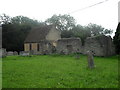 Ruins of the old 13th. century church a Greatham in Hampshire