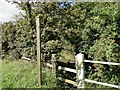 Footpath over a stile and into a private garden