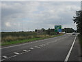 Looking back to major roundabout near the T4 junction on the M6 Toll road