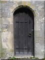 NY8465 : Haydon Old Church - entrance door by Mike Quinn
