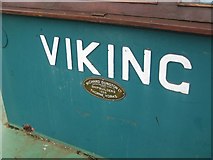 SE3522 : Viking - Name plate by Mike Kirby