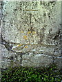 Benchmark on wall of Church Lane