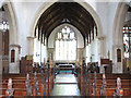 TM0878 : St Mary's church in Wortham - view east by Evelyn Simak