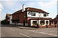 The Sun Inn  from the road into the village