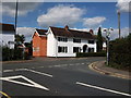 The junction of Bennetts Road and Penny Park Lane, Keresley