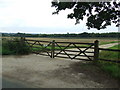 Farm track at Drinkstone