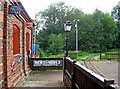 Steam tram track by loco shed, Telford Steam Railway