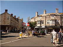 SZ0378 : Swanage: town centre by Chris Downer