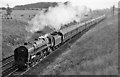 Manchester - Glasgow express approaching Carluke