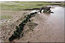 TF7045 : Shipwreck, near Gore Point, Holme-Next-the-Sea by Julian Dowse