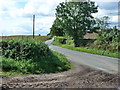 ST2584 : Road scene from field entrance, Pen-y-lan by Ruth Sharville