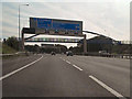 M60, Sign Gantry and Footbridge, Northern Moor