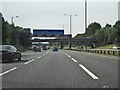 SJ8188 : M56 Sign Gantry and Bridge At Hollyhedge Road by David Dixon