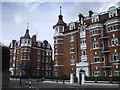 Hurlingham Court Mansions at the junction of Hurlingham Rd and Linver Rd, London