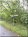 TM4165 : Roadsign on Hawthorn Road by Geographer