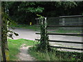 The North Downs Way crosses Higham Park access road