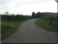 Farm track in Highland Court Farm