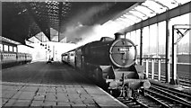 SP5175 : Rugby (LMR) Station, with train by Ben Brooksbank