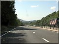 ST3996 : A449 - over the crest at Llantrisant by J Whatley