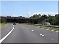 ST4889 : M48 Motorway - railway bridge at Ballan Moor by J Whatley