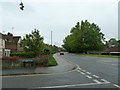 At the junction of Hurst Road and Hurst Avenue