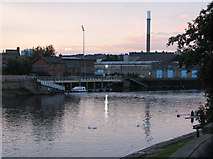 SK5838 : The Trent at dusk by John Sutton