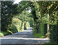 2010 : Minor road at the top of Ledge Hill